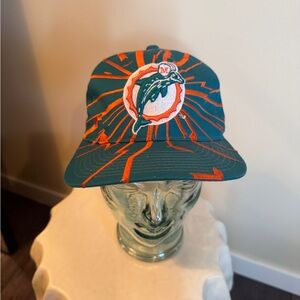 Teal and Orange Miami Dolphins Cap